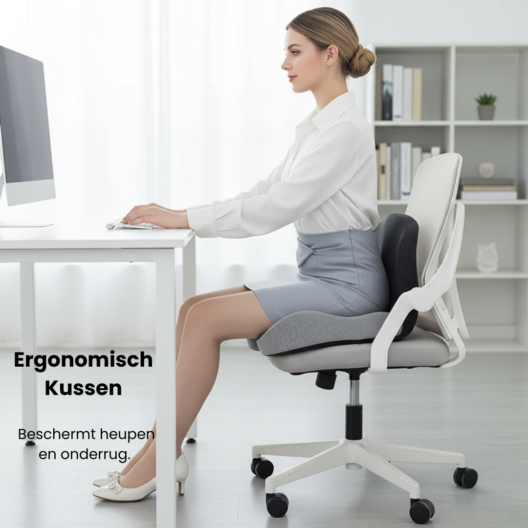 Body Relief Zitkussen met Rugondersteuning (kopie)