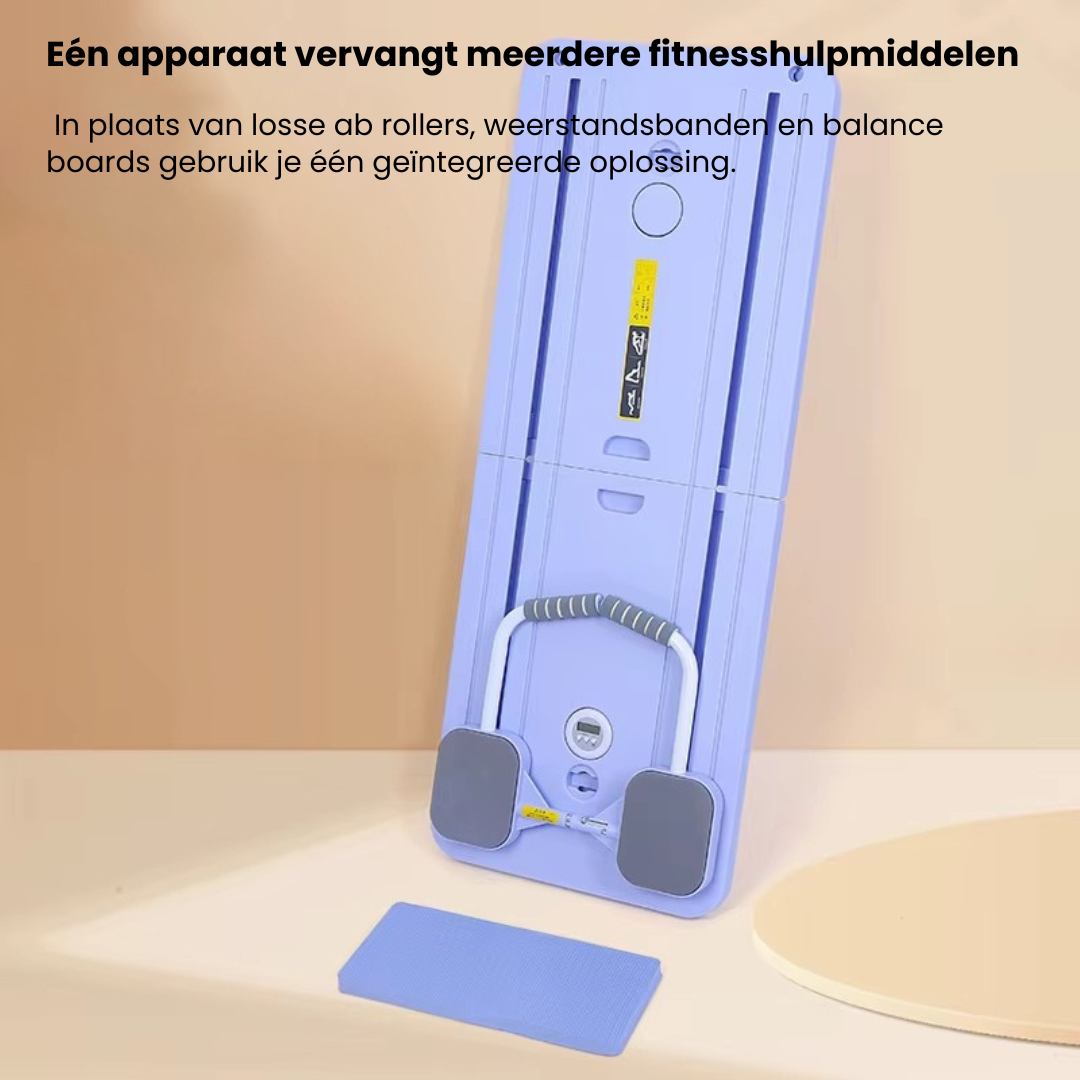 Pilates Board 8-in-1 – Opvouwbare Reformer voor Thuis | Core & Full-Body Training