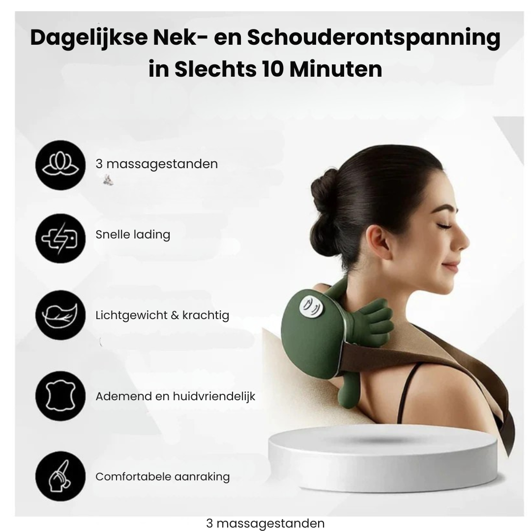 Premium Draadloze Nekmassager