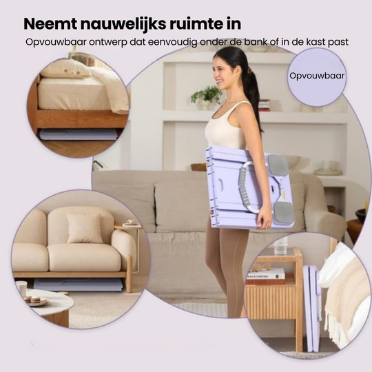 Pilates Board 8-in-1 – Opvouwbare Reformer voor Thuis | Core & Full-Body Training