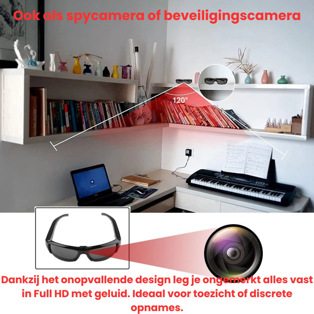 Zonnebril met Camera