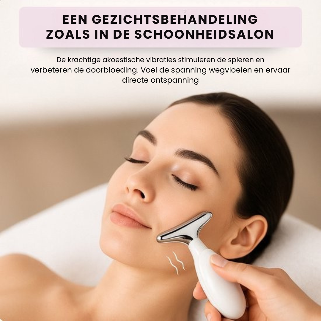 Lumilift skin - voor Gezicht & Hals met LED en EMS