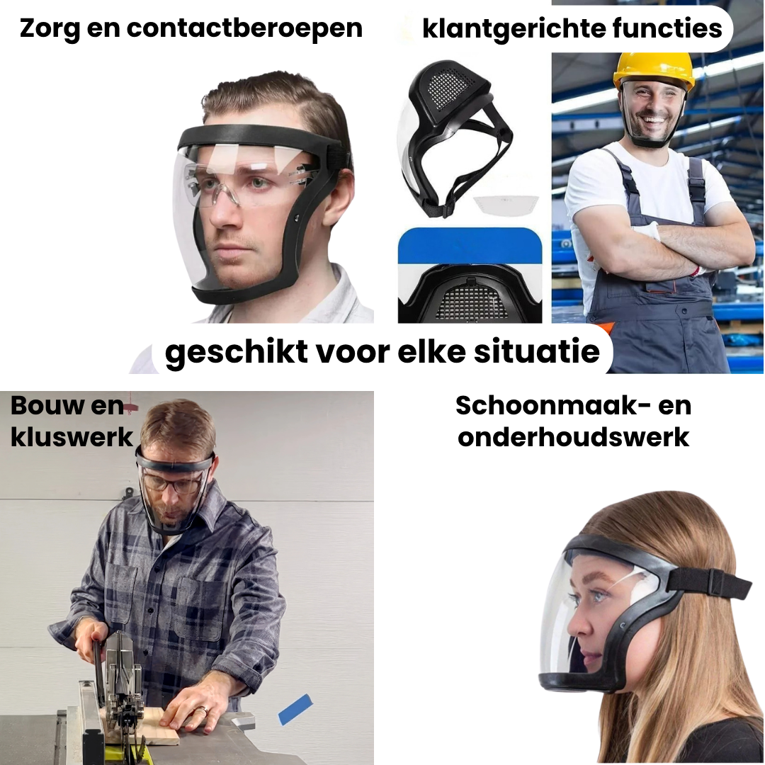 FaceShield Vol-Visor Bescherming
