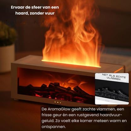 AromaGlow – Luxe Vlam Aroma Diffuser voor Warmte & Sfeer
