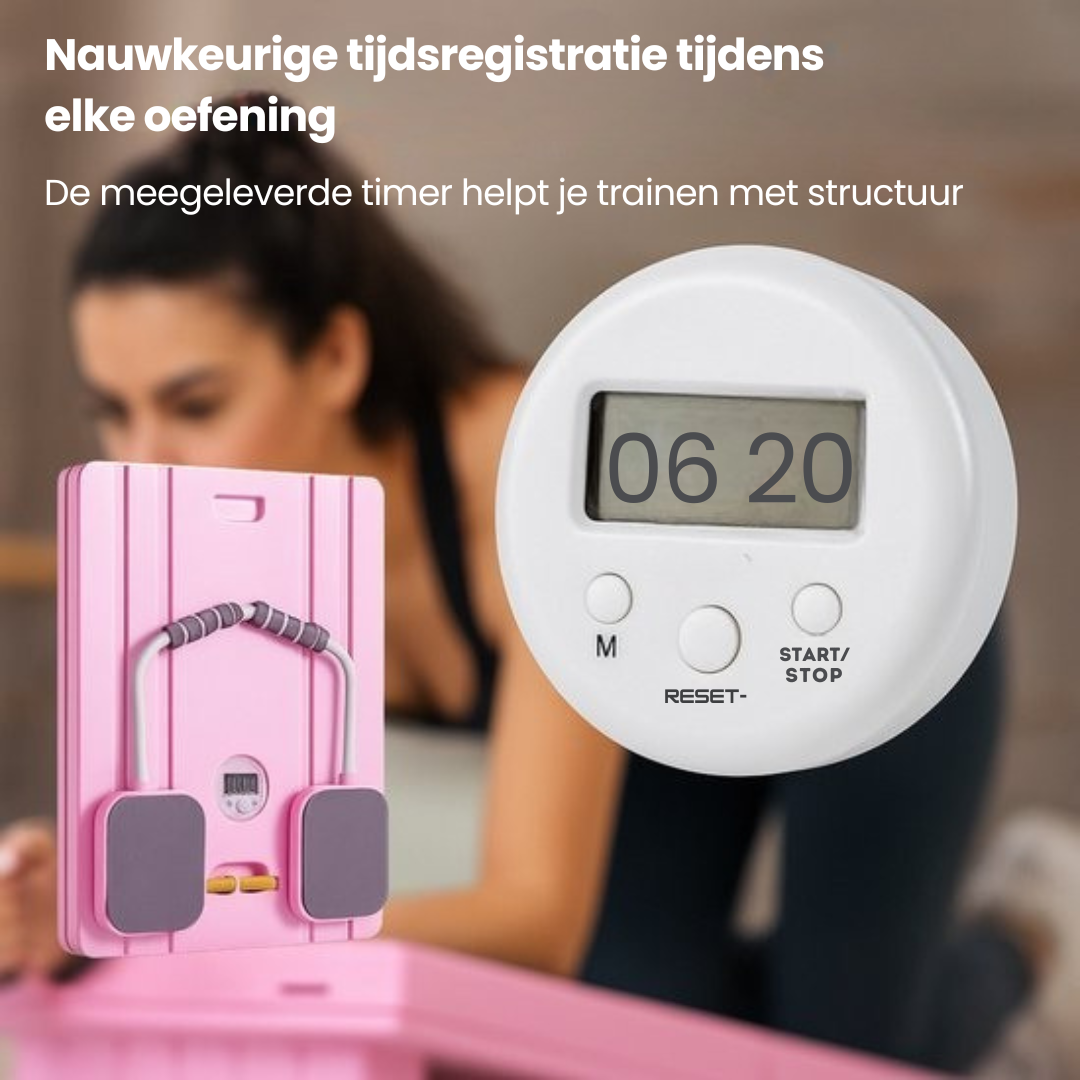 Pilates Board 8-in-1 – Opvouwbare Reformer voor Thuis | Core & Full-Body Training