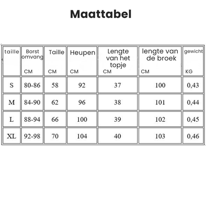 FluffyWarm Dames Pyjama – Fluffy 3-Delig Outfit