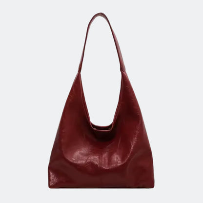 Vintage-Style Shoulder Bag van Vegan Leer – Slouchy & Stijlvol