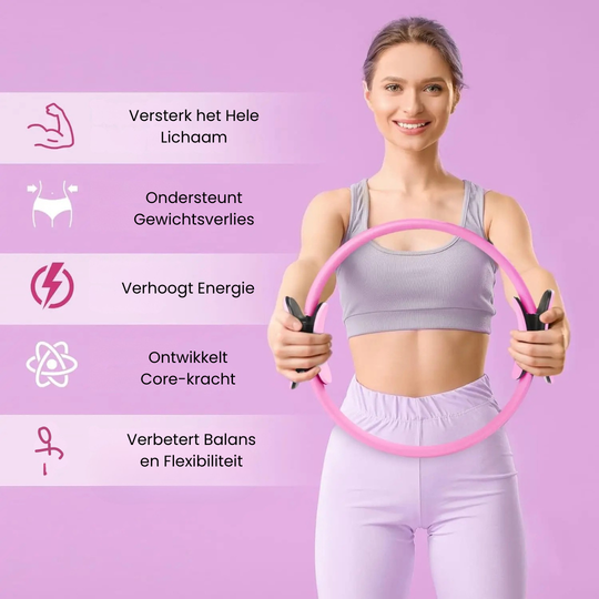 Pilates Ring met Antislip Handgrepen