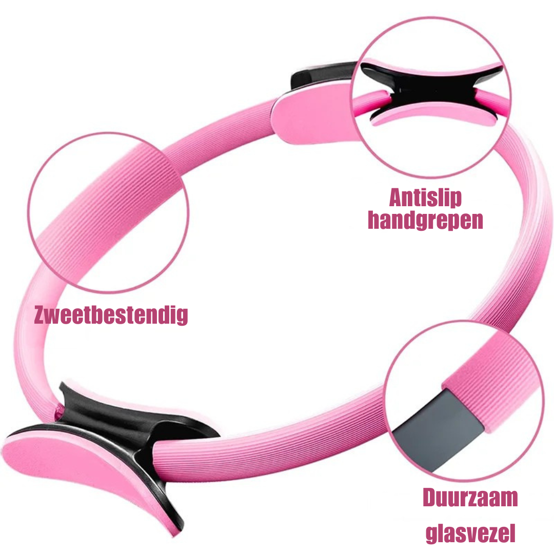 Pilates Ring met Antislip Handgrepen