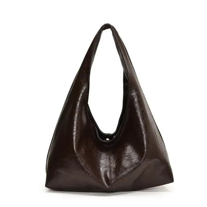 Vintage-Style Shoulder Bag van Vegan Leer – Slouchy & Stijlvol